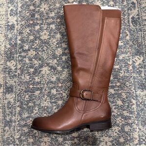 Naturalizer Leather Wide Calf Boots